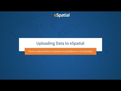 Uploading Data to eSpatial Using Address Columns or Lat Longs