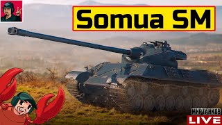 картинка: 🔥 Somua SM - ФАРМЛЮ СЕРУ ДЛЯ ТУРНИРА НА БАБАХАХ 😂 Мир Танков