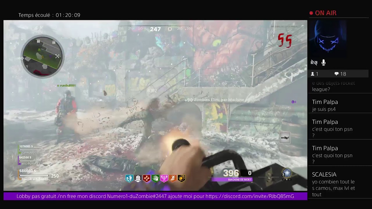 Call of duty cold war xp lobby pa cher Zambie YouTube