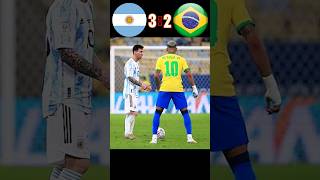 Argentina 🆚️ Brazil | Imaginary World Cup Semi Final 2026 | Full Penalty Shootout #Shorts #Football