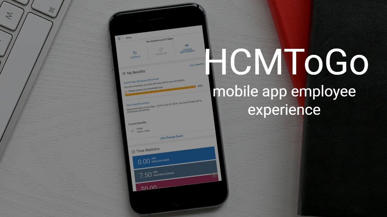 HCMToGo: Navigating the mobile app as an employee - YouTube