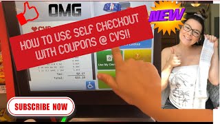 COUPONING 101: HOW TO USE CVS SELF CHECKOUT WITH COUPONS!