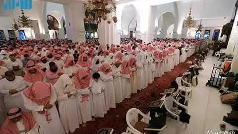 تلاوة نجدية رااائعة للشيخ خالد الجليل من صلاة الجمعة 1438 6 4 سورتي الجمعة والمنافقون