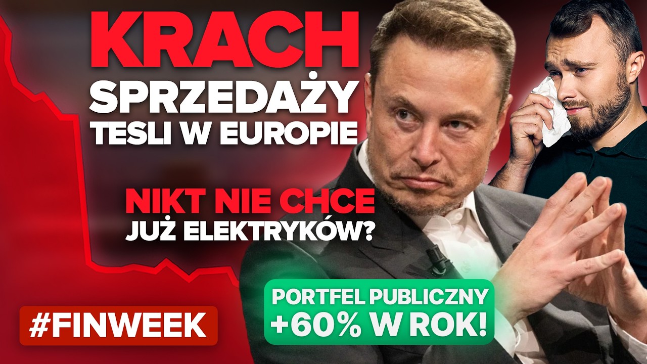 Krach sprzedaży Tesli! | Publiczny Portfel na +60% w rok! | Nowe cła Trumpa? | Rajd chińskich akcji!