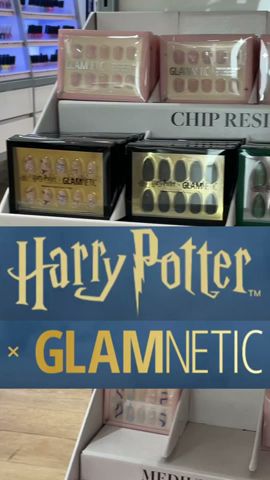 😱🤯 NEW FALL PRESS ONS : GLAMNETIC X HARRY POTTER #viral #viralmakeupshorts #pressonnails #glamnetic