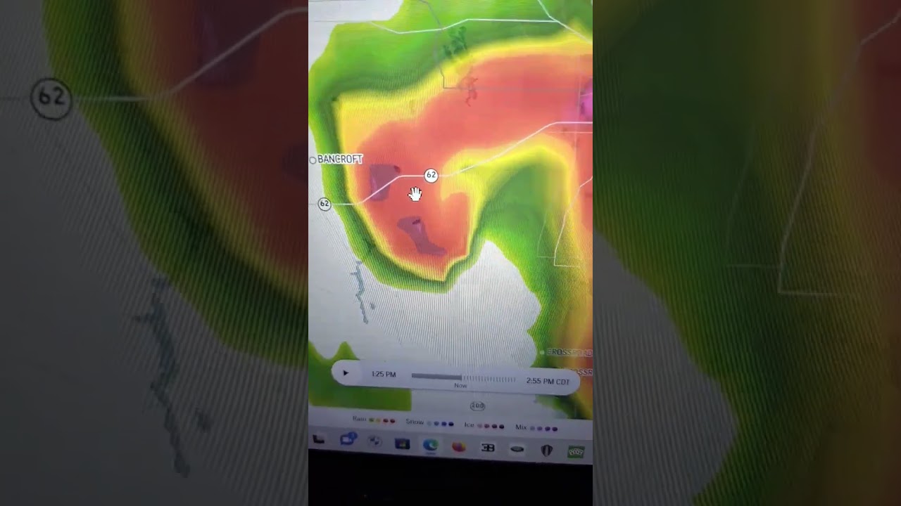 tracking tornado on radar