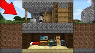 ВСЁ ЭТО ВРЕМЯ МОЙ ДРУГ ЖИЛ ПОД МОИМ ДОМОМ В МАЙНКРАФТ 100% ТРОЛЛИНГ ЛОВУШКА MINECRAFT ДОМ ДРУГА