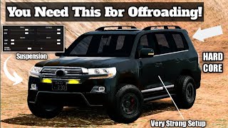 Land Cruiser Offroad Setup! VERY STRONG SETUP! HARD CORE OFFROADING! | Car Parking Multiplayer screenshot 2