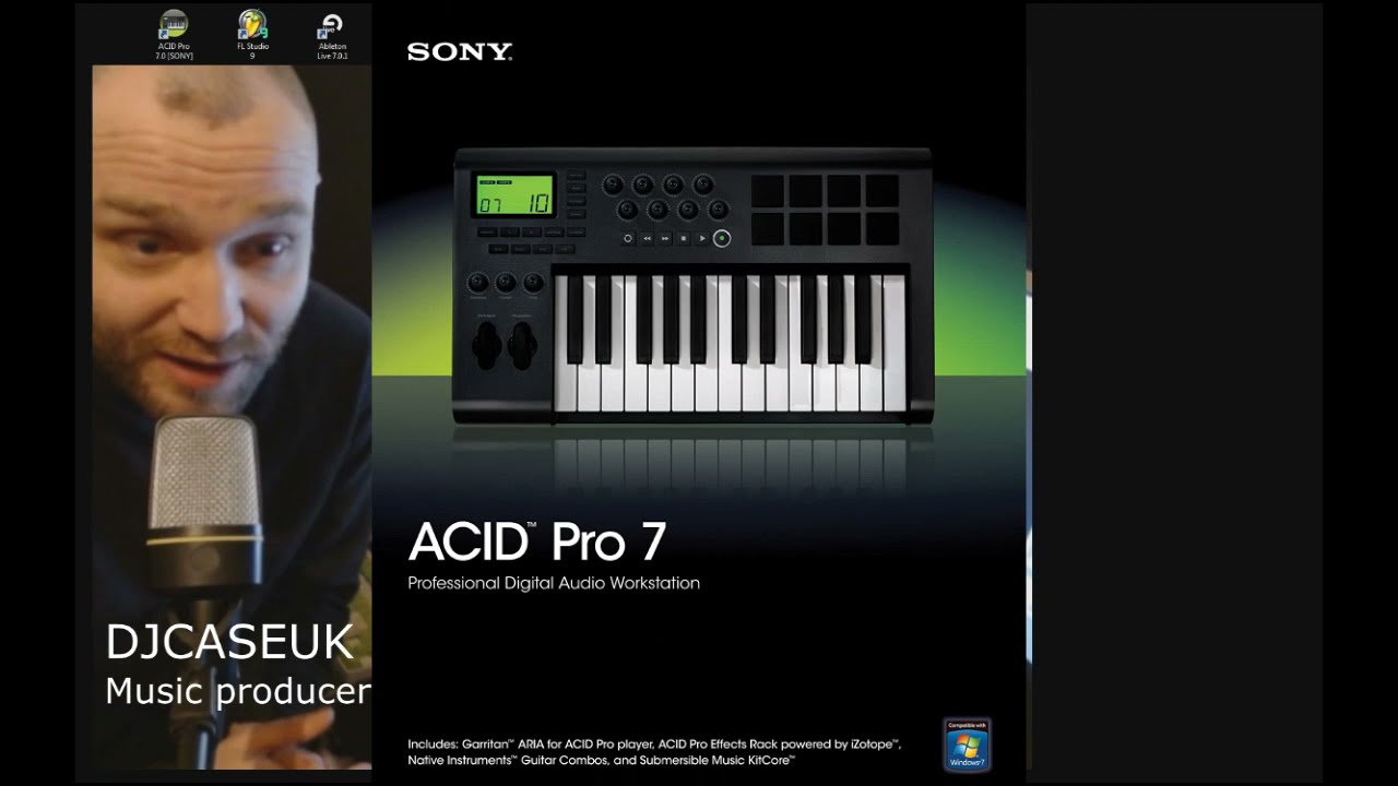 Making music and videos on my youtube channel- daws vsts plug ins acid pro fl studio ableton cubase