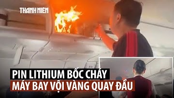 Máy bay hạ cánh khẩn vì cháy pin trong hành lý xách tay