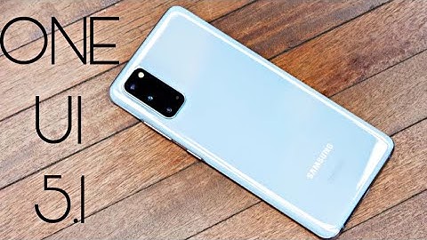 Samsung Galaxy S20 ONE UI 5.1 Update