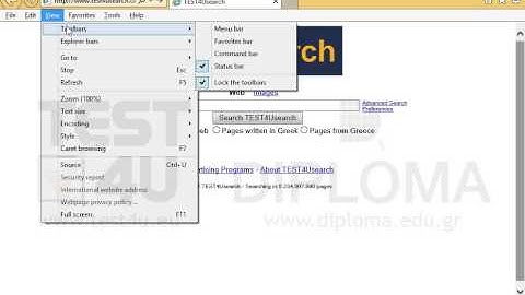 Display the Menu Bar toolbar.