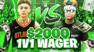 $2000 WAGER vs SUBSCRIBER USING BASIC DRIBBLE MOVES IN NBA 2K20