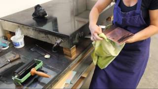 Drucktechniken - Tiefdruck Einfarbig 1213