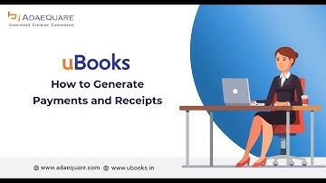 How to Generate Payments and Receipts in uBooks Accounting Software