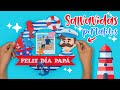 DIY: SALVAVIDAS porta fotos de CARTÓN para papá - DÍA DEL PADRE