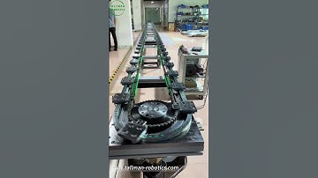 TallMan Robotics: Long Travel Chain Drive Circular Conveyor System,
