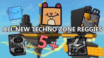 ALL NEW 5 TECHNO ZONE REGGIES - Find the Reggies ROBLOX