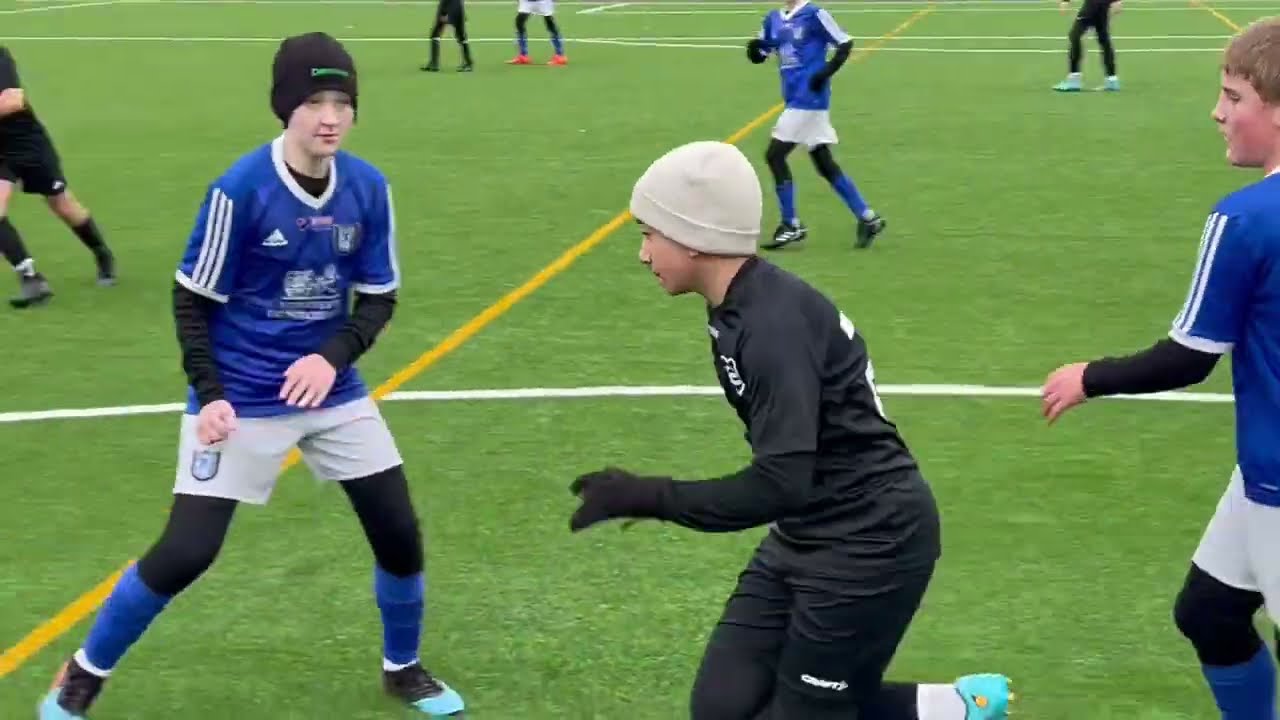 Floda BoIF Blå - Angered MBIK Vit 8-0 (2 av 2, resultat 5-0) P-10 Fässbergs 9-9 Cup C-s 2023-03-19