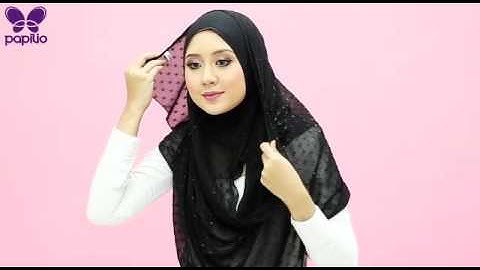 Hijab Tutorial Instant Shawl Single Loop Premium Almeera by Papilio