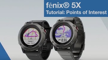 Garmin fēnix 5X Tutorial - Points of Interest