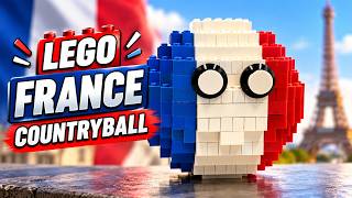 How to Build a France Countryball with LEGO | Full Build 🇫🇷