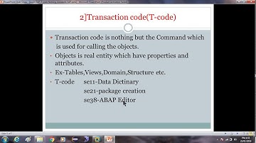 Login in SAP,T code,Naming standards video PART-2