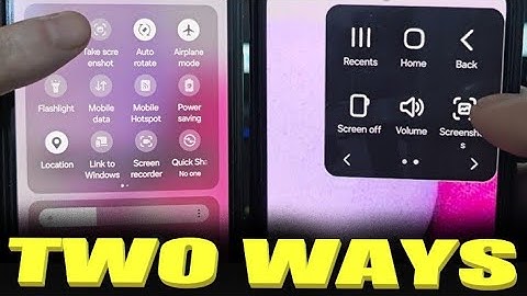 How to take screenshot in samsung A13 without power button | 2 ways screenshot on A13 without button