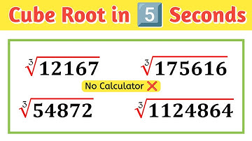Cube Root in 5 Seconds 🔥 | Magic Trick to Find Cube Root of ANY Number Instantly!