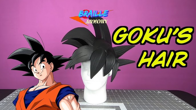 Peluca goku de goma eva  Peluca de goku, Disfraz de goku, Manualidades