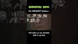The WEIRDEST spiders in Geometry Dash #foryou #geometrydash