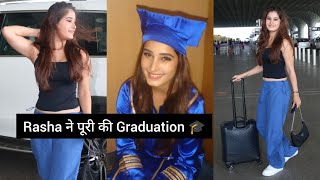 Raveena Tandon की बेटी Rashaa Thadani को दी Graduation🎓 होने पर दी बधाई Airport पर किया स्पॉट 😍📸✈️