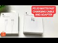 PD 20 WATTS FAST CHARGING CABLE AND ADAPTER FROM SHOPEE | UNBOXING AND REVIEW | ENGLISH