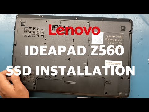 LENOVO IDEAPAD Z560 SSD INSTALLATION || CLEANING || - YouTube
