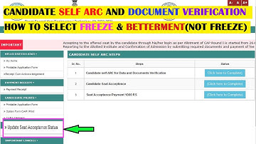 DSE Engineering Admission Process 2023-24 | Seat Acceptance Process Document Verification