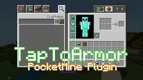 TapToArmor / AutoArmor | PocketMine Plugin | Download