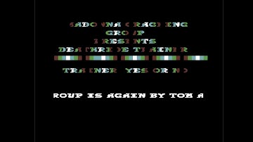C64 Crack Intro: 1987 Madonna Cracking Group Intro