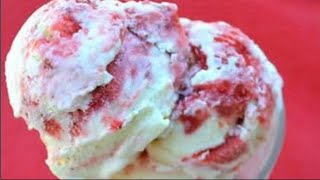 Strawberry Cheesecake No Churn Ice Cream Recipe ~ Noreen's Kitchen