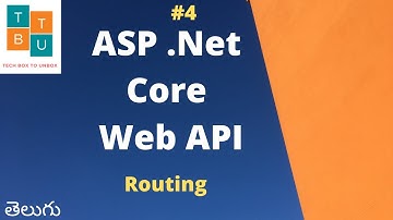 Routing in ASP .Net Core Web API