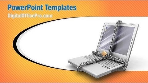 Computer Security PowerPoint Template Backgrounds - DigitalOfficePro #02673W