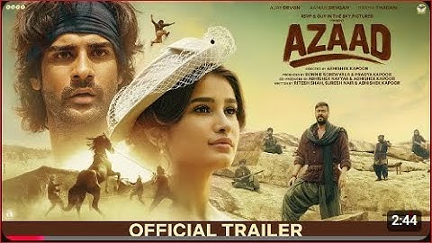 🔥 Azaad Official Trailer | Ajay Devgn | Aaman Devgan | Rasha Thadani | Abhishek Kapoor