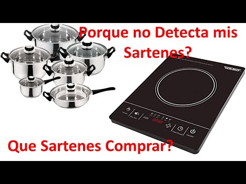 ¿Qué sartenes NO usar en placa de inducción? - Video