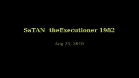 Satan-the Executioner 1982!