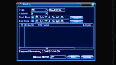 2MT 6000 Series DVR - How To Backup Video Footage To A USB Drive