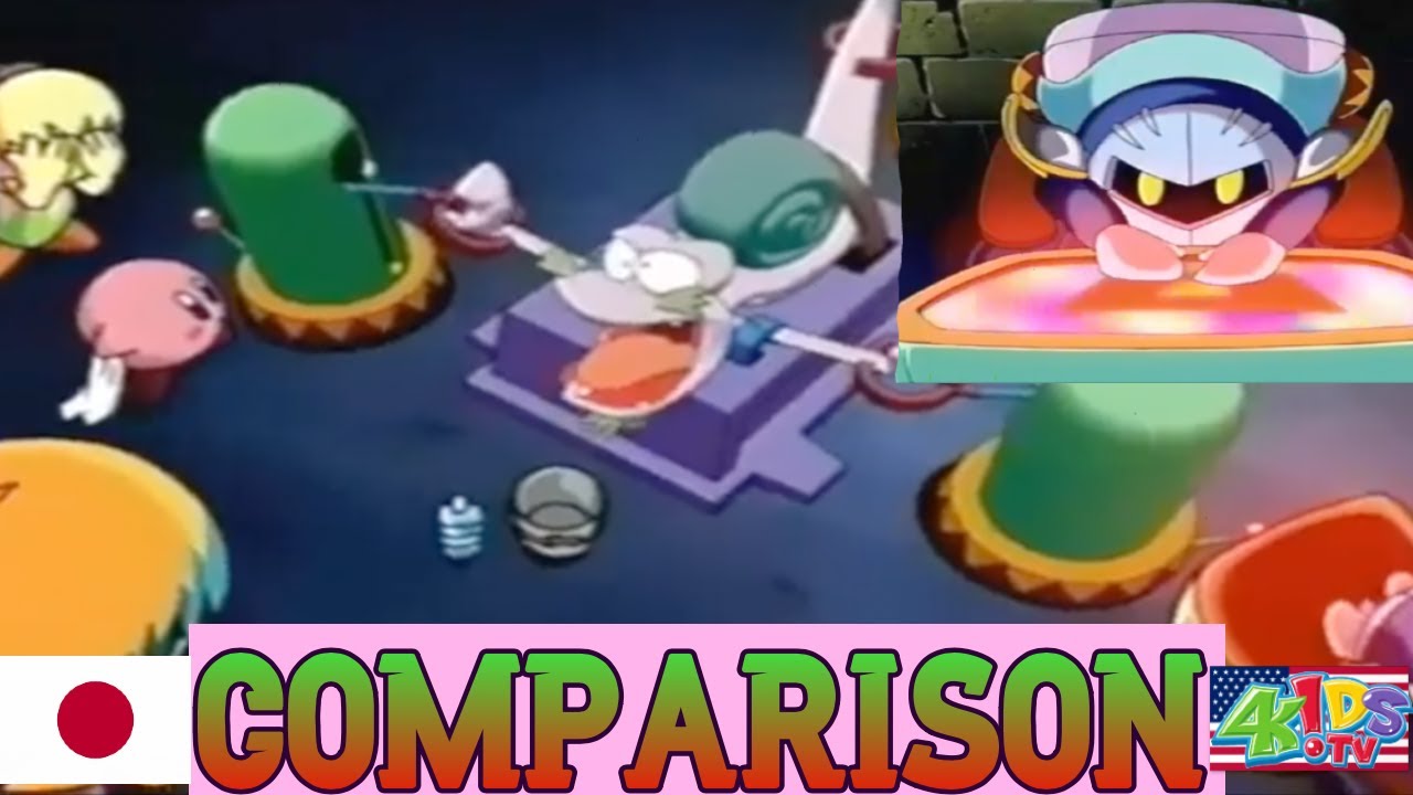 Meta Knight Tortures Escargoon To Get Erasem Out (JAP VS ENG) | Kirby: Right  Back At Ya! Comparison - YouTube