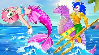 Goddess of the Sea Amy | Sonic The Hedgehog 2 Animation