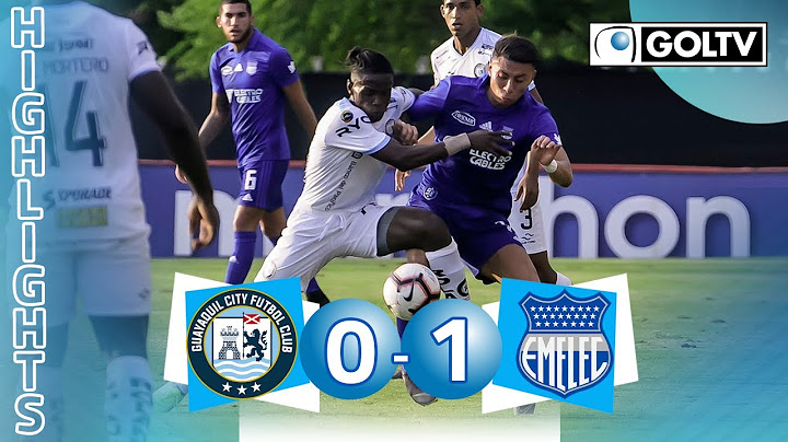 Guayaquil City FC 0 - 1 Emelec | GOLES | Liga Pro Ecuador