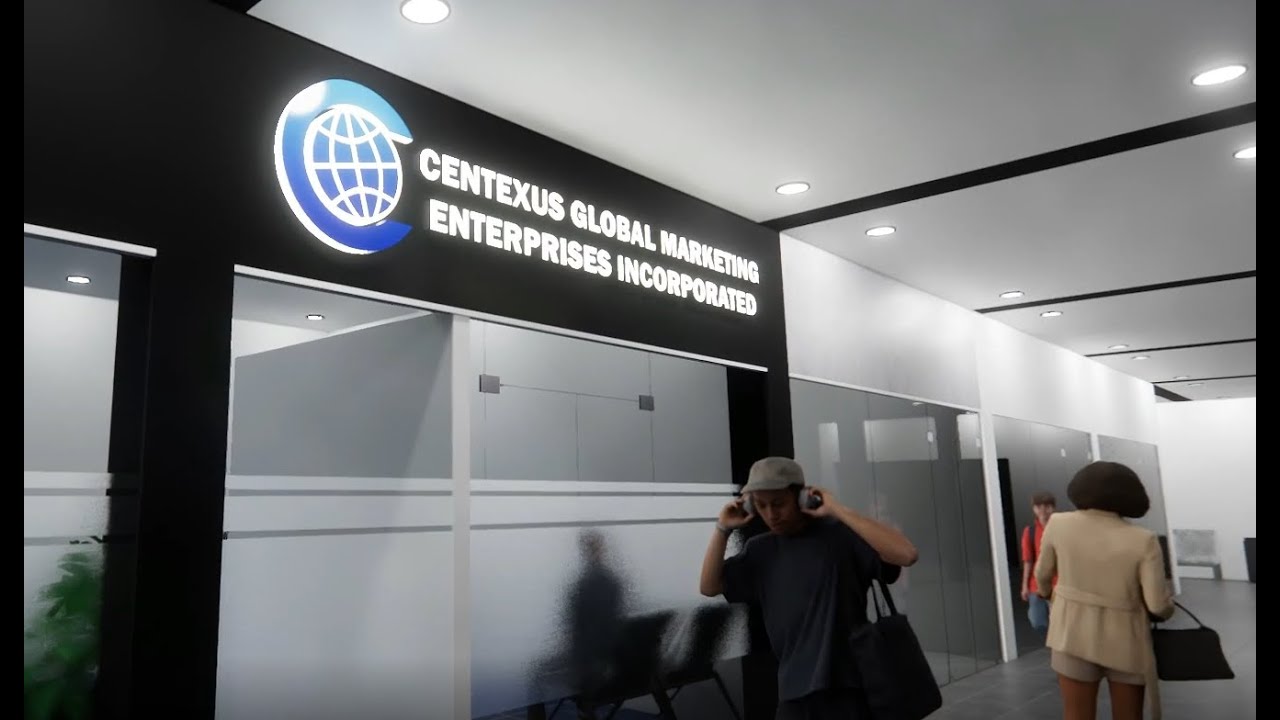 How the CENTEXUS Signages will look like in 3 different Options via this 3D rendered animation