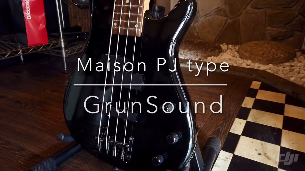 Maison PJ type bass -GrunSound- 商品紹介 No.113 - YouTube