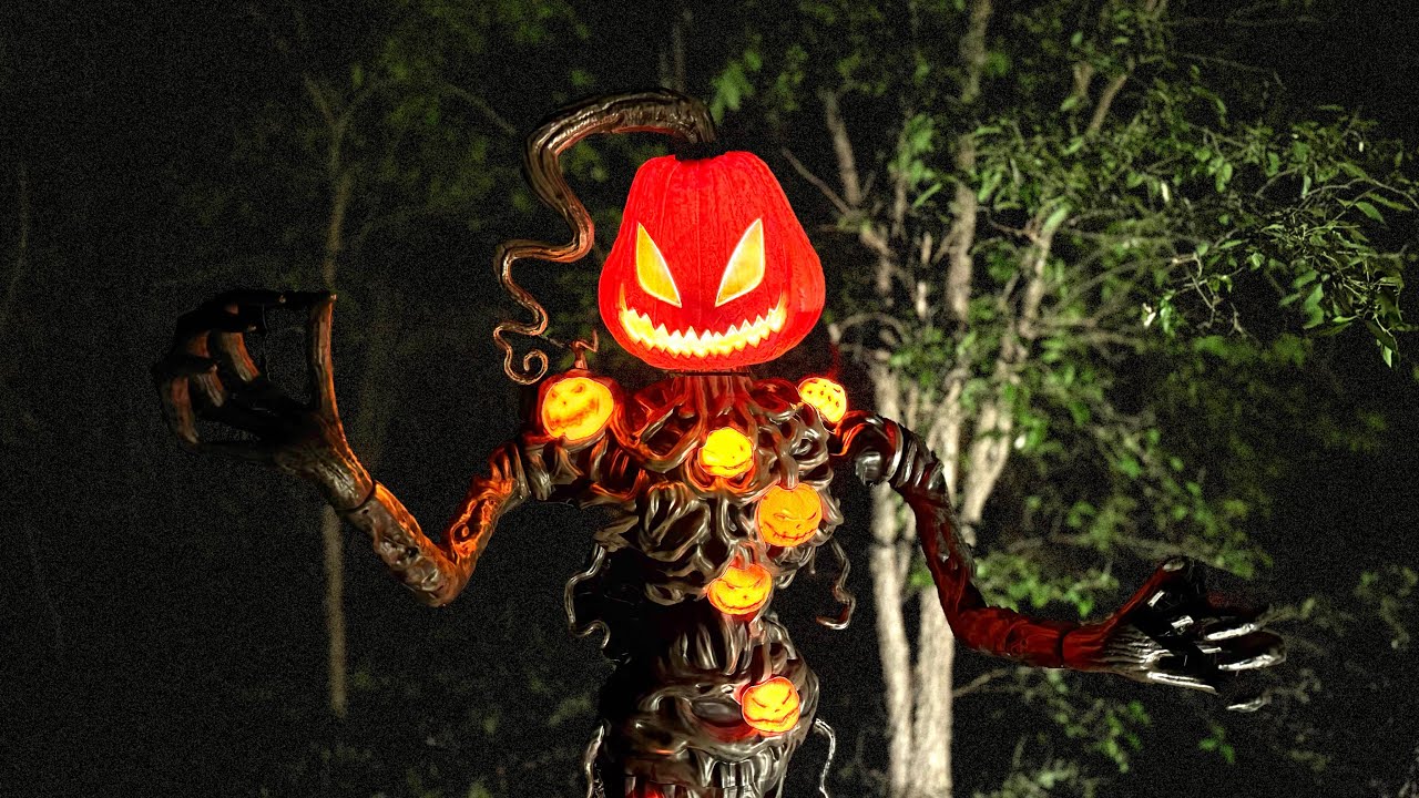 Scary Vine Creature - Night Time Showcase! - Home Depot 2026 - YouTube